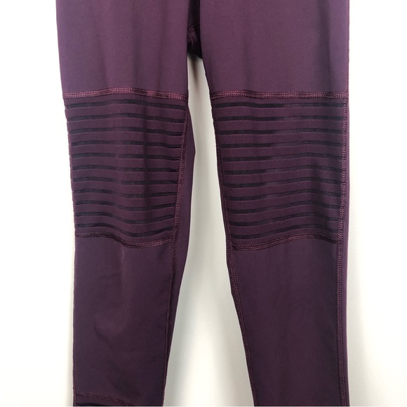 DYI Burgundy Mesh Leggings Full Length Small - Picture 6 of 8